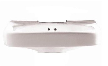 Lavabo Habitat 4" color blanco