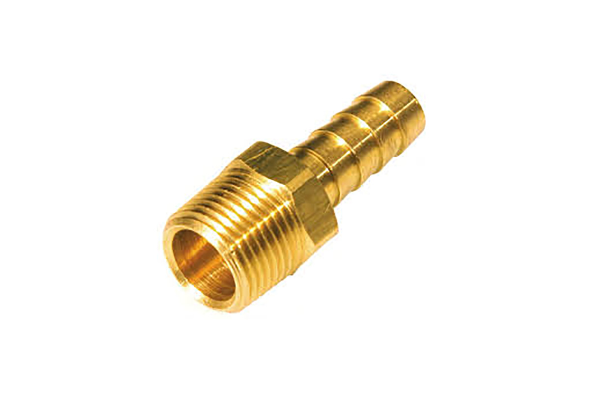 Adaptador inserto espiga macho bronce 10 mm