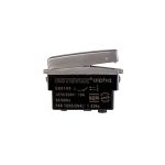 Apagador de escalera sin piloto E93103 ALPHA, color silver