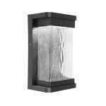 Arbotante LED de exterior Crux HLED-201/N terminado negro
