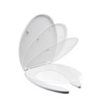 Asiento alargado cierre lento AT-5 color blanco