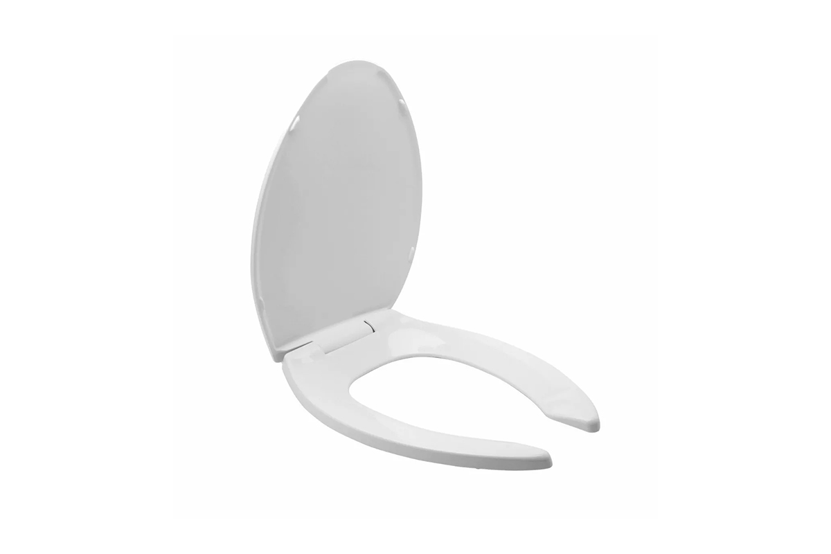 Asiento alargado AT-1 color blanco