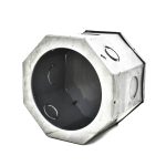 Bote integral para lampara Spot 75 w con plafon 11.5 cm de alto