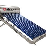 Calentador Solar 132 lts con sistema de gravedad Inox, 12 tubos
