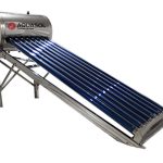 Calentador Solar 89 lts con sistema de gravedad Inox, 8 tubos