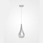 Candil decorativo para techo acabado cromo