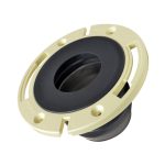Brida flexible corta para inodoro 4"