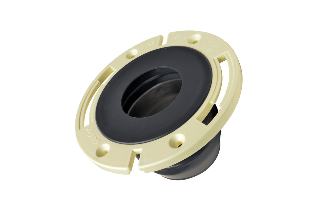 Brida flexible corta para inodoro 4"