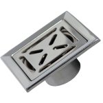 Coladera cuadrada con rejilla