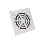 Coladera 4" x 4" acabado cromo