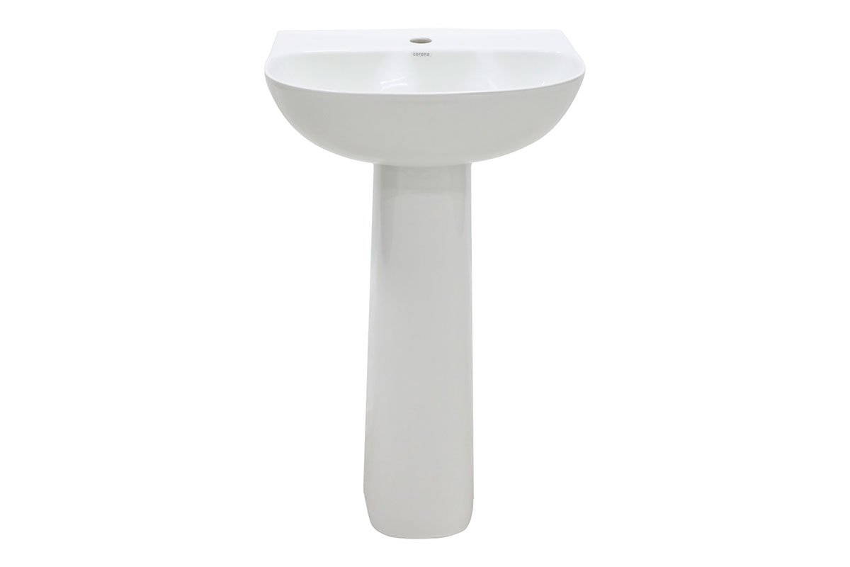 Corona lavabo con pedestal Manantial