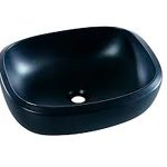 Corona lavabo de sobre poner Cascade bowl negro