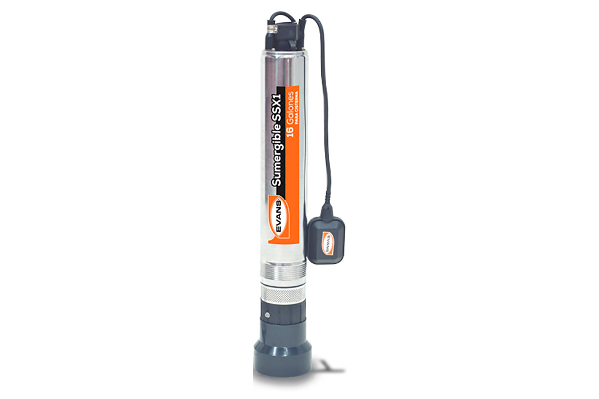 Bomba sumergible 1 hp SSX1ME100F2C-F