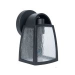 Farol Sirio de sobre poner en muro,color negro 20FTL3424MVN
