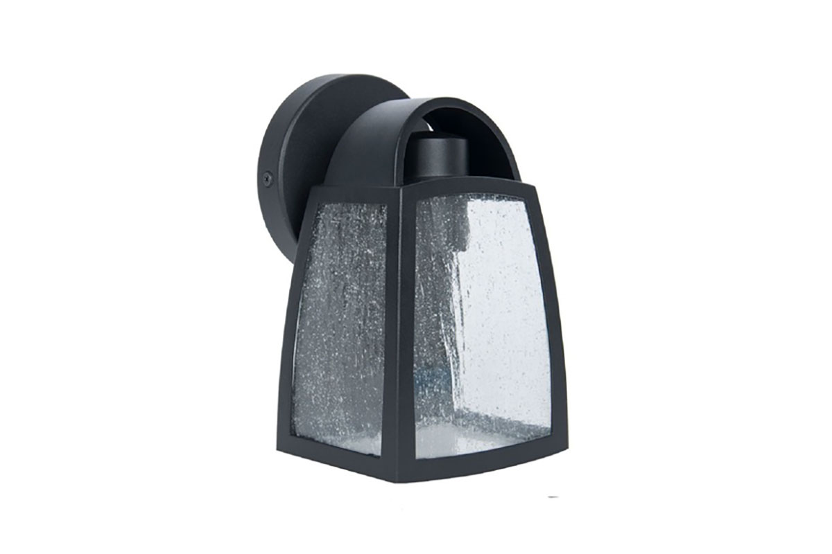 Farol Sirio de sobre poner en muro,color negro 20FTL3424MVN