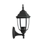 Farol de aluminio Salermo negro FTL-6002/N