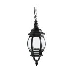 Farol suspendido Siena II negro FTL-7356/N
