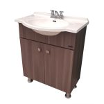 Gabinete Florencia ceniza 68 x 33 cm