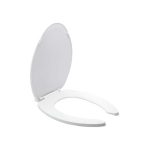 Asiento alargado con tapa, AT-2 color blanco