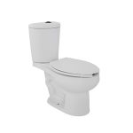 Inodoro alargado Option 1, color blanco