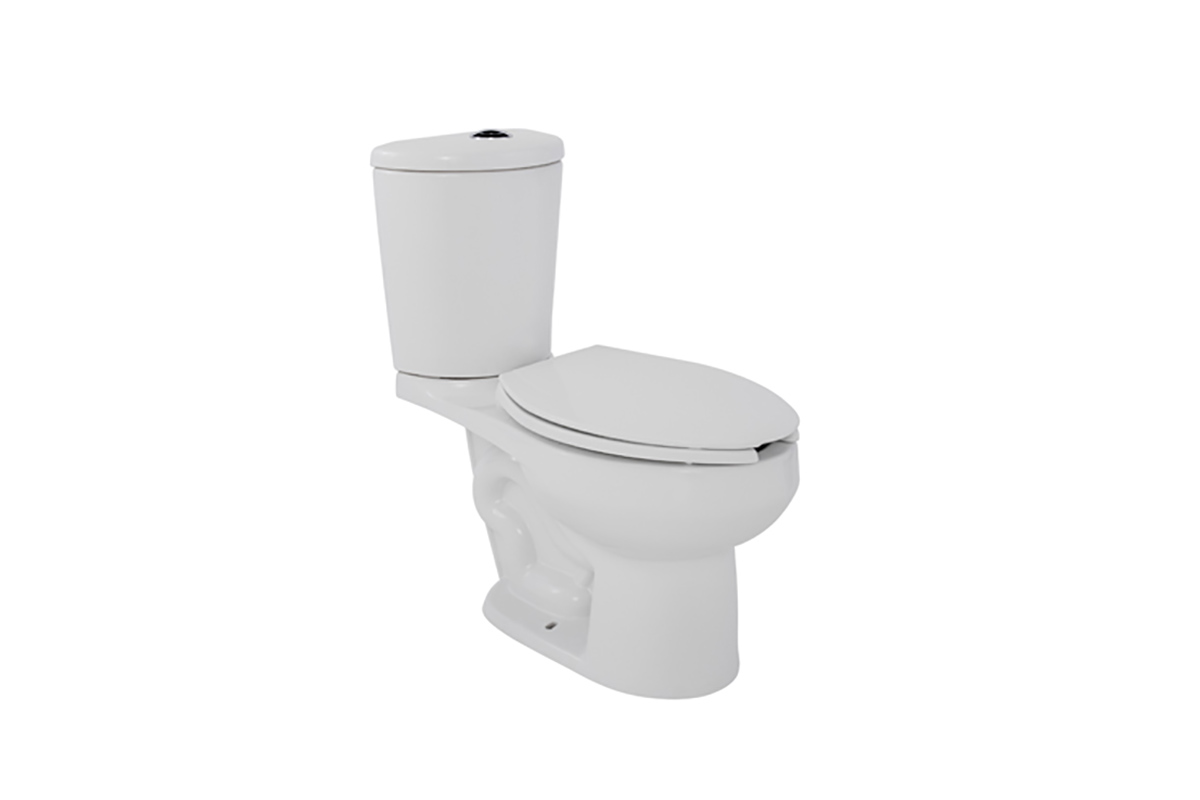 Inodoro alargado Option 1, color blanco