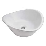 Lavabo de sobreponer Cassini color blanco