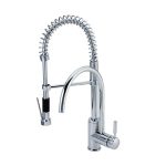 Monomando para fregadero doble E-308 acabado cromo