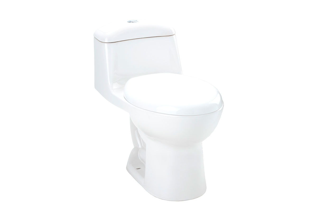Inodoro alargado OP Smart II color blanco