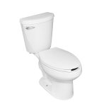 Inodoro alargado Austral de palanca color blanco