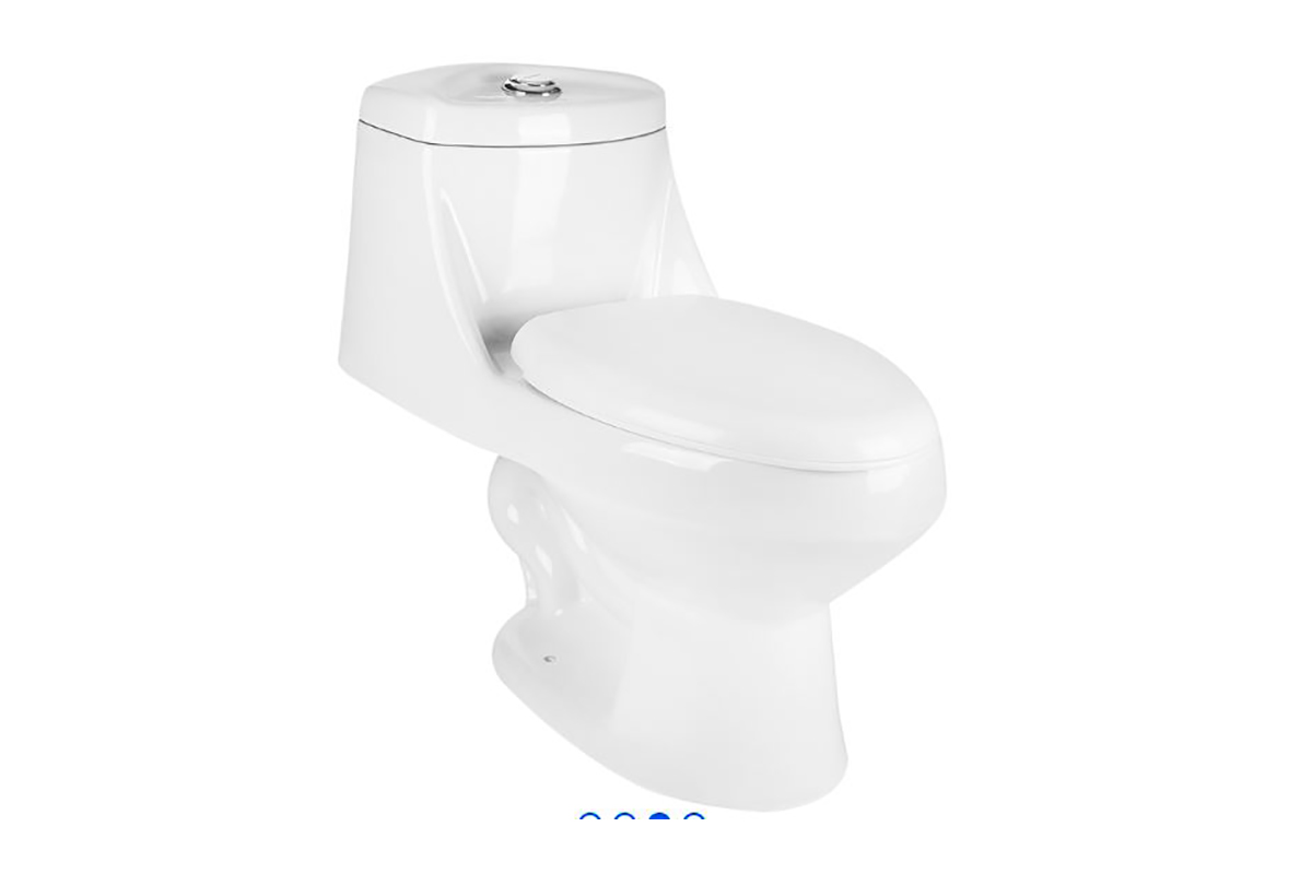 Inodoro one piece Livorno color blanco