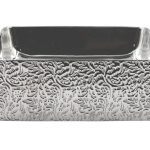 Lavabo de sobre poner Saona plata, 36.5 x 36.5 x 13.5 cm