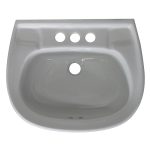 Lavabo Jazmin color gris platino