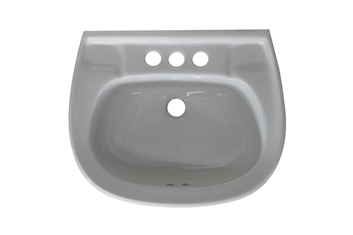 Lavabo Jazmin color gris platino