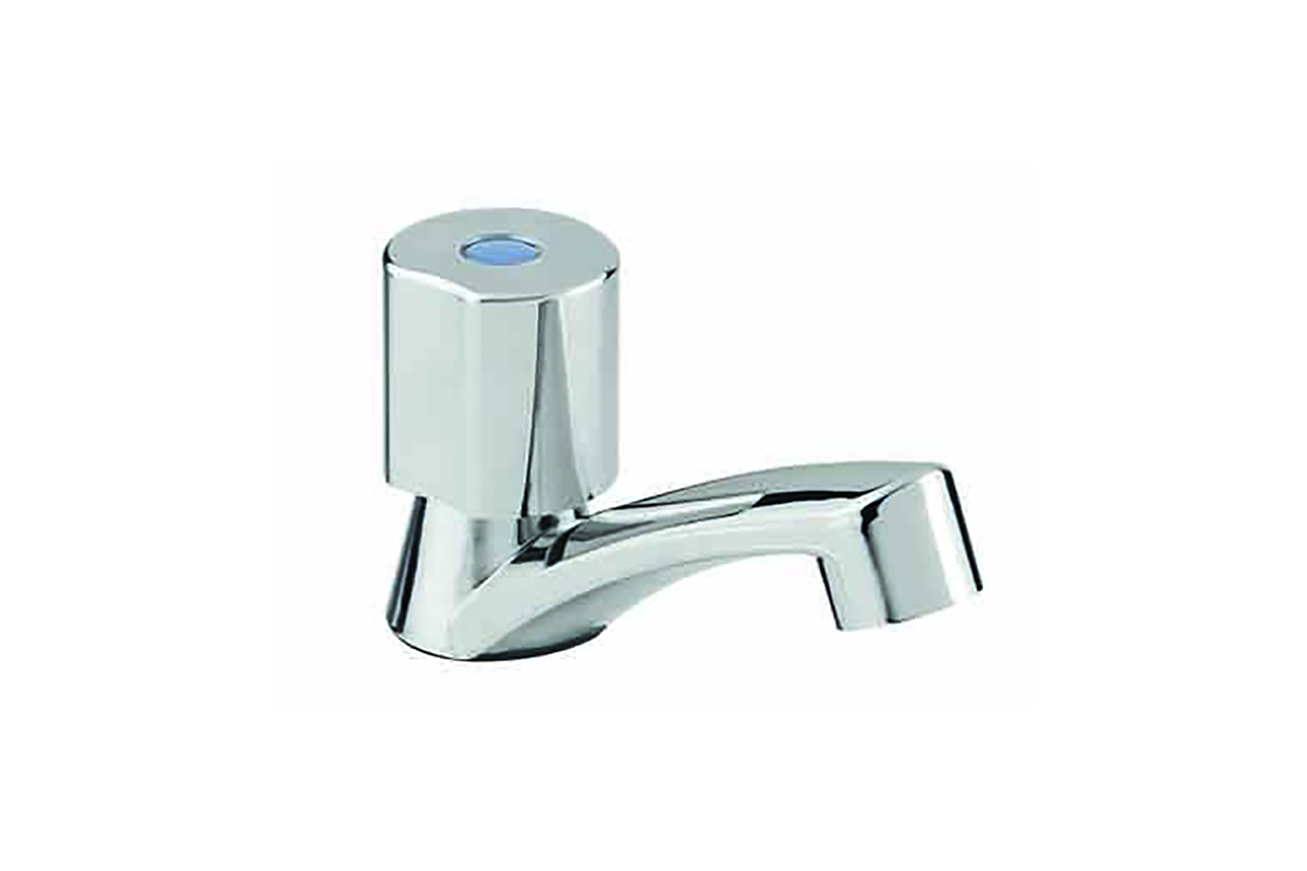 Llave individual para lavabo acabado cromo