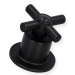 Maneral cruceta con chapeton  MCN.2 color negro (1 pieza)