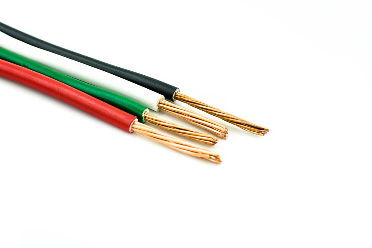 Cable por metro condulac THW10 color blanco