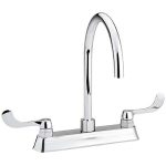 Mezcladora Flamingo para fregadero de 8", modelo HM38, acabado cromo
