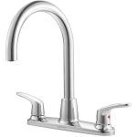 Mezcladora para fregadero, modelo Colony PRO 8", acabado cromo