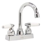 Mezcladora de 4" para lavabo tipo bar cubierta de Zamac mod. 2400