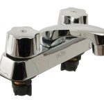 Mezcladora de 4" para lavabo vuelta completa cubierta de acero inoxidable