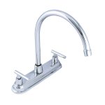 Mezcladora para fregadero de 8", modelo 2240-MP,  acero inoxidable