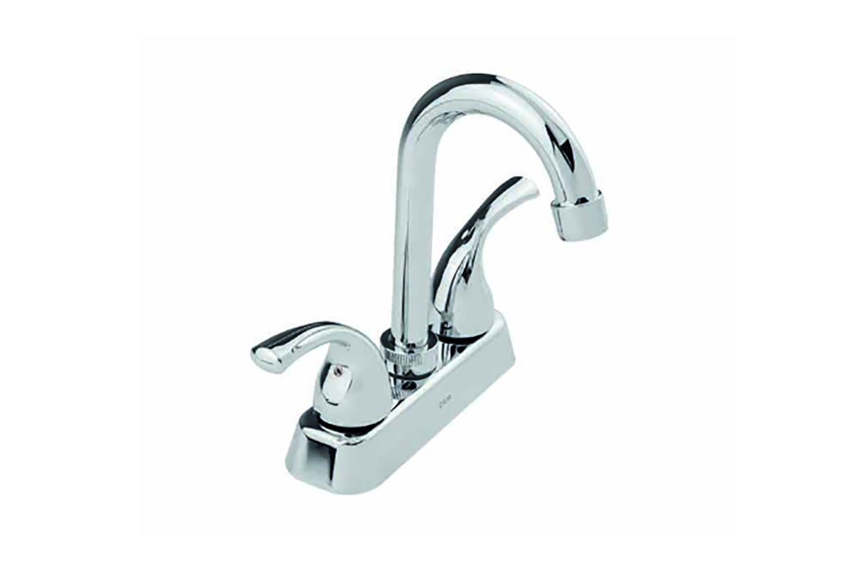 Mezcladora de 4" para lavabo acabado cromo