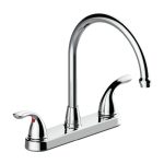 Mezcladora para fregadero acabado cromo