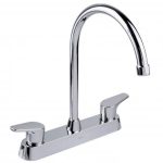 Mezcladora para fregadero con maneral de palanca