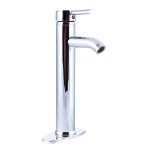 Monomando alto para lavabo acabado cromo