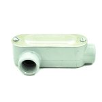 "L" derecho condulet ovalado 13 mm