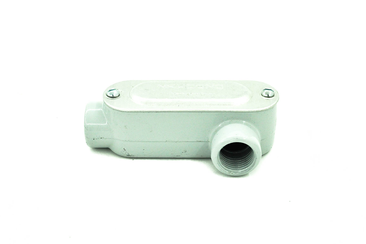 "L" izquierda condulet ovalado 13 mm