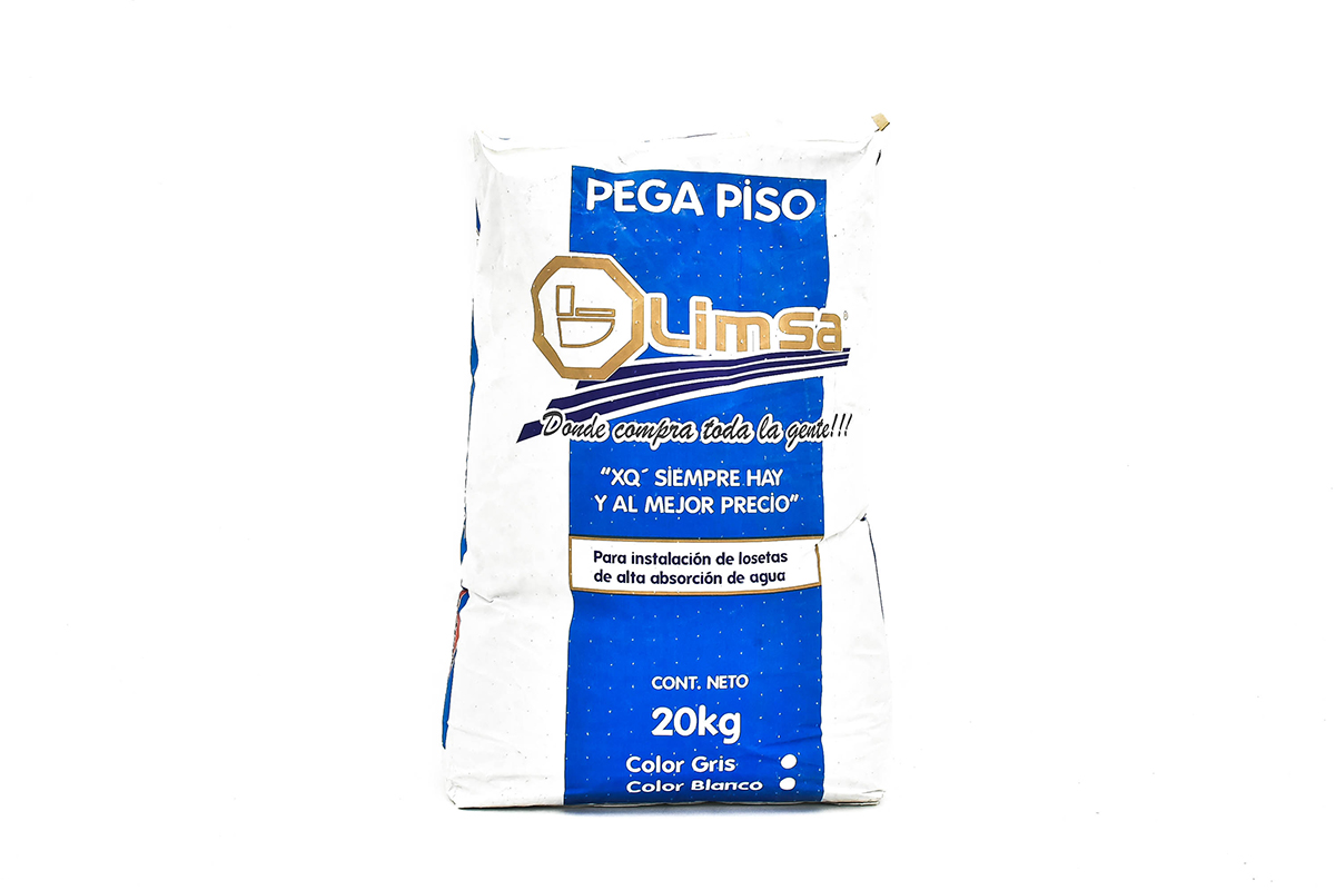 Pega azulejo Adecon 20 kg color blanco