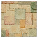 Piedra cultivada castillo Europa bronce, caja con 1.20m2