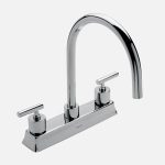 Mezcladora de fregadero Spacio, modelo MEF-SP-01, acabado cromo